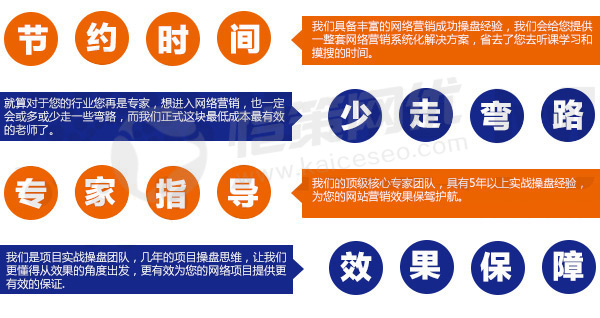 愷策網(wǎng)優(yōu)為您的項(xiàng)目提供效果保障 