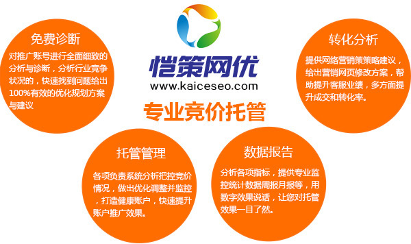 愷策網(wǎng)優(yōu)專業(yè)競價(jià)托管服務(wù)商 愷策網(wǎng)優(yōu)專業(yè)競價(jià)托管服務(wù)商